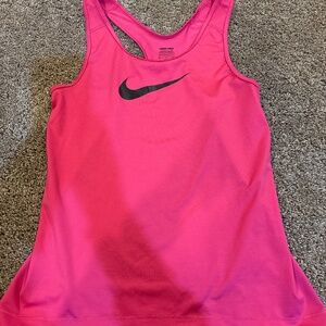Nike Pro Dri-fit hot pink tank top- size S